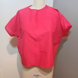 Vintage California Connection Hot Pink Crop Top size XL